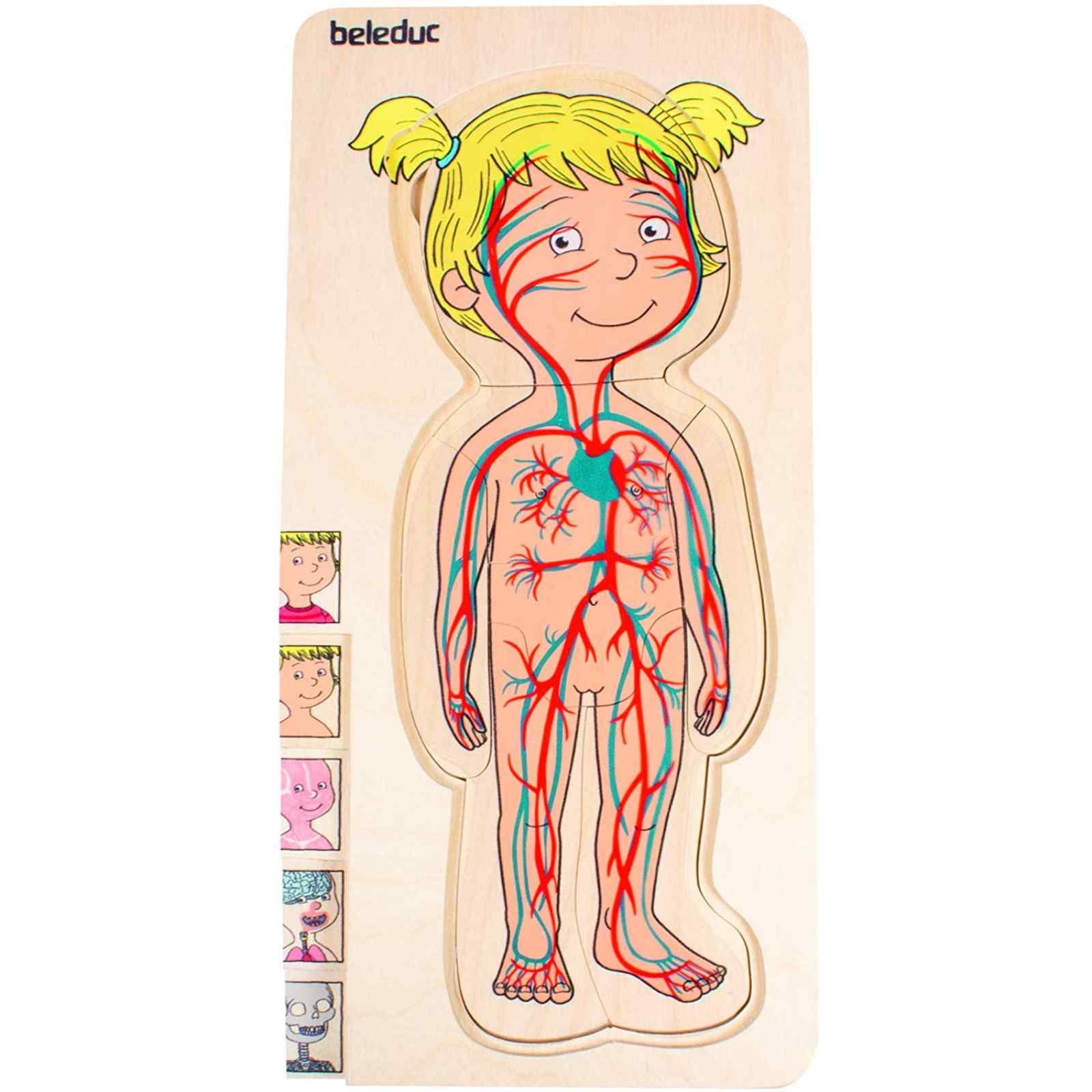 ROMPECABEZA EN CAPAS CUERPO DE NIÑA 29 PZS COD 17160 BLD  