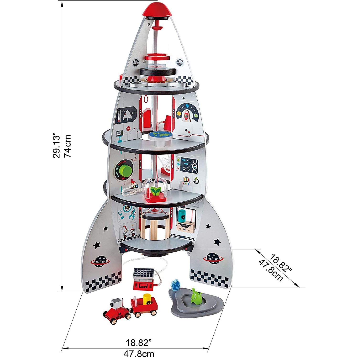 COHETE ESPACIAL 4 NIVELES COD E3021 HP