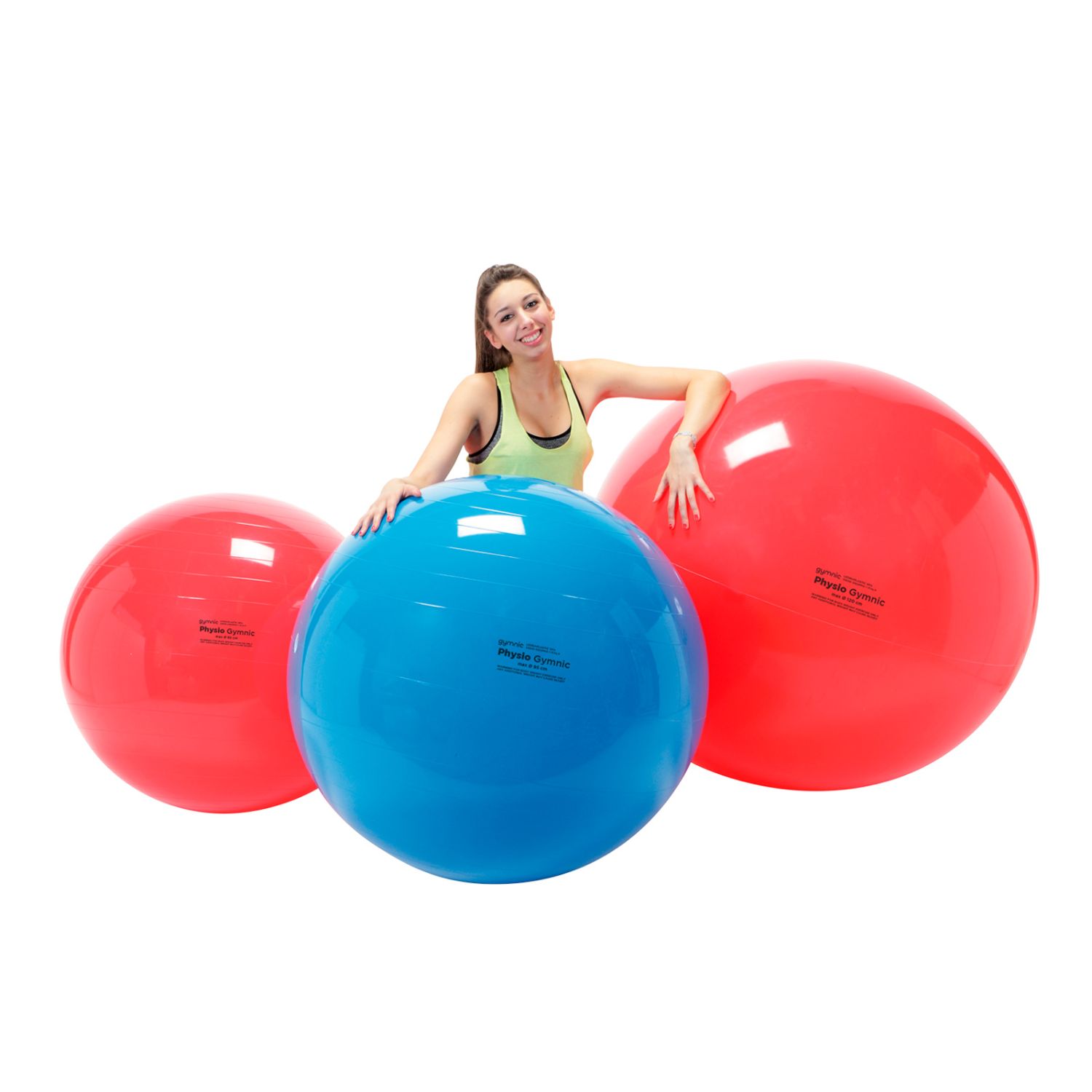 PELOTA PHYSIO GYMNIC 85 DIAMETRO ROJO COD 95.85 LDP 