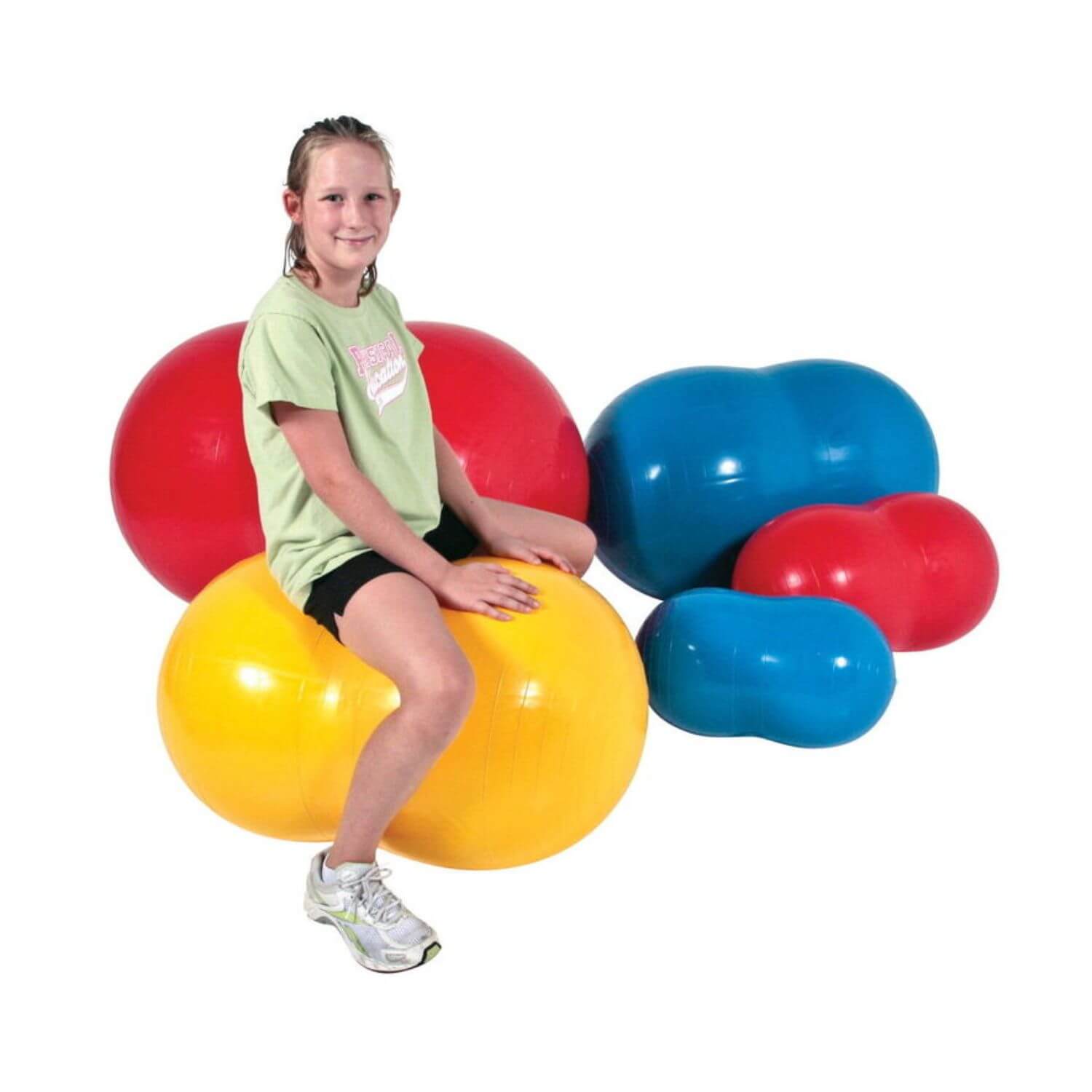 PELOTA PHYSIO ROLL 55 CM DIAM / LARGE 90 CM YELLOW COD 88.02 LDP