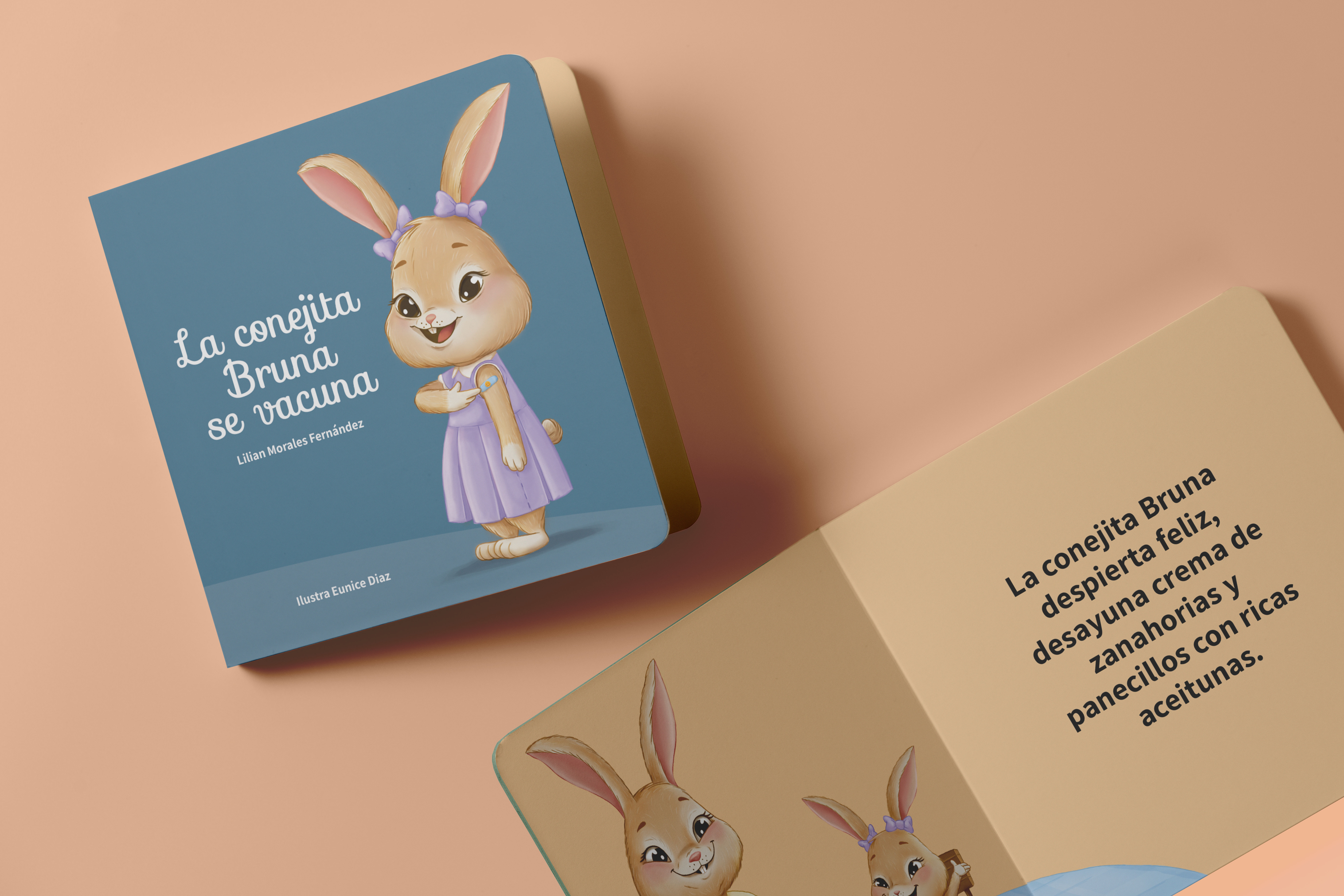 LIBRO LA CONEJITA BRUNA SE VACUNA