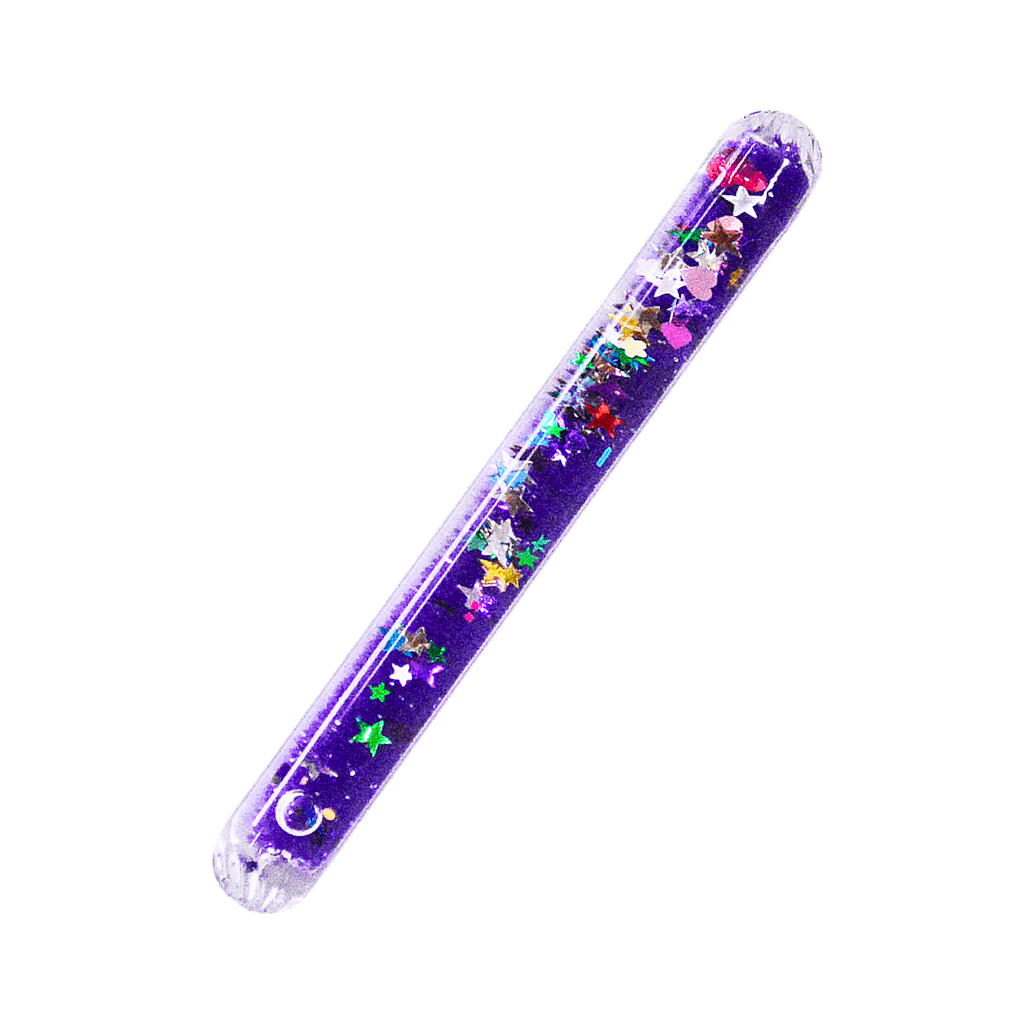 MINI VARITA MAGICA SENSORIAL MORADO 13 CM