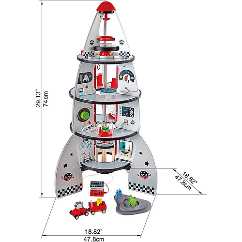 COHETE ESPACIAL 4 NIVELES COD E3021 HP