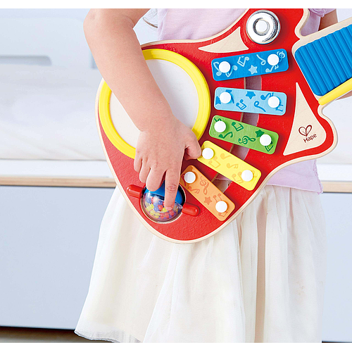 GUITARRA INFANTIL MULTICOLOR 6 EN 1 COD E0335 HP