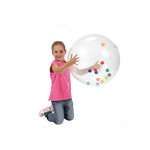 PELOTA ACTIVITY BALL 50 CM DIAM TRANSPARENTE COD 96.02 LDP