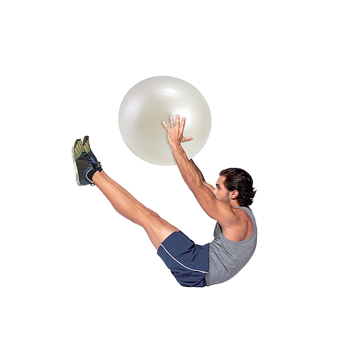 PELOTA FIT-BALL 75 CM DIAMETRO PERLA COD 95.07 LDP