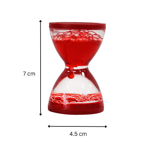 TEMPORIZADOR DE BURBUJAS SENSORIAL - RELOJ ROJO