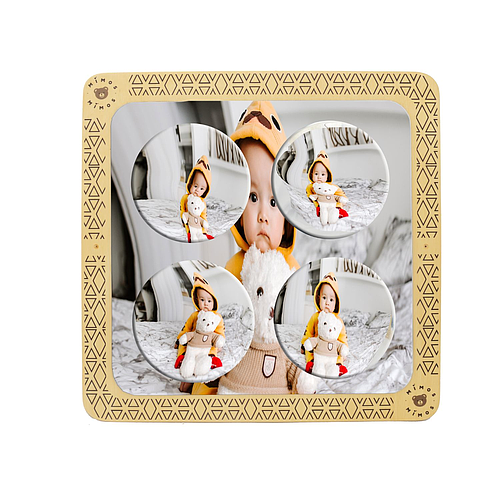 ESPEJO DIDACTICO CONVEXO X 4 CIRCULOS