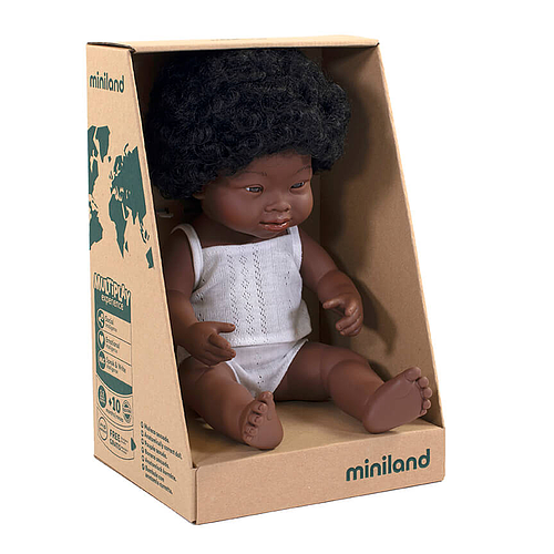 MUÑECA AFRICANA CON SINDROME DE DOWN ML31171