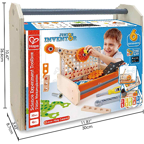 CAJA DE HERRAMIENTAS PARA EXPERIMENTOS CIENTIFICOS COD E3029 HP