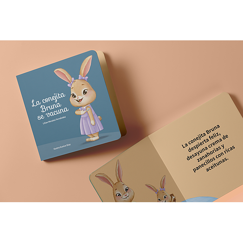 LIBRO LA CONEJITA BRUNA SE VACUNA